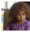 Mixed-race child from the Cheerios advert
