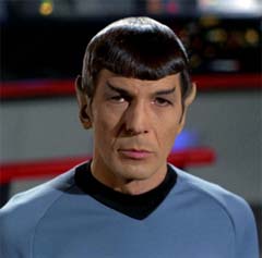 Leonard Nimoy as Mr Spock