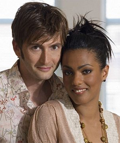 David Tennant with Freema Agyeman